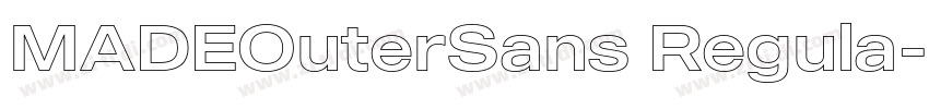 MADEOuterSans Regula字体转换 MADEOuterSans Regula字体转换